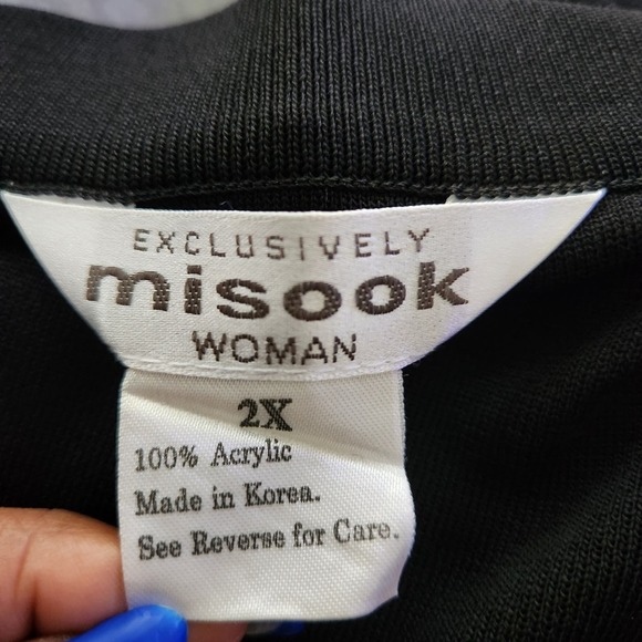 Misook black skirt suit size 2X - Picture 5 of 6